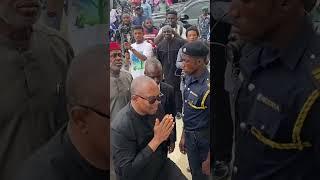 The moment Peter Obi arrived Bayelsa for Governor Douye Diri’s father’s funeral