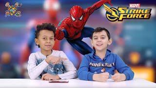 ЯРИК и ДАНИ играют в приложение MARVEL Strike Force! 13+