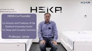 How does the HEKA AI Mattress protect your cervical and lumbar spine and improve your sleep quality?