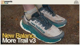 Lots of cushion, lots of fun? // NEW BALANCE MORE TRAIL v3 // Ginger Runner Review