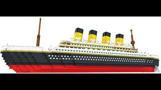 DOCOOLER 9913 MODEL TITANIC ATOMIC BUILDING BLOCKS #TITANIC #SHIP #TITANICSHIP #FUN #LEGO #PLAYSET