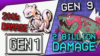 The Most Damage Possible in Every Generation of Pokemon