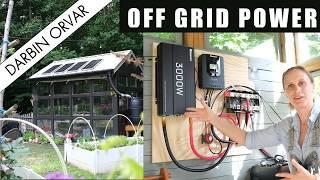 How To Set Up an Off Grid Power System (with Solar, Batteries, Inverter) ft Renogy