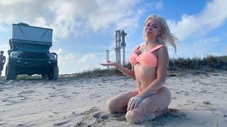 Bikini Girl Tours - SpaceX Launch Site - Up Close