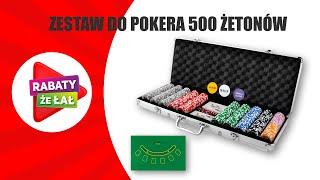 Zestaw do Pokera 500 Żetonów Texas Mocny + Walizka ISO TRADE