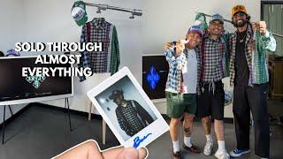 FIRST TIME VENDING FOR MY STREETWEAR BRAND! || BEHIND THE BOOTH VLOG