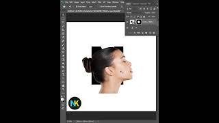 fixed face in font latter   NK Official Tech #photoshop #viral #shorts #adobe #graphic #creative