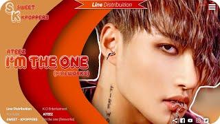 ATEEZ (에이티즈) - "I'm The One" (Fireworks) - Line Distribuition Color Coded