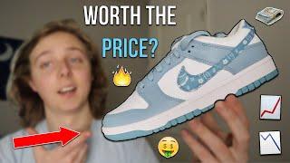 THESE ARE IT! Blue Paisley Dunk Low REVIEW/UNBOXING! | DO NOT SELL