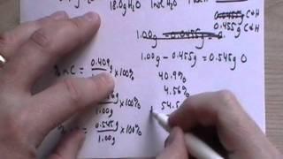 CHEM 1170 Lecture 024 Elemental Analysis and Determining Empirical Formulas