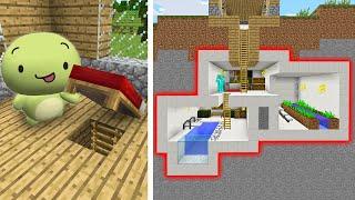 How To Build A Modern Secret Base in Minecraft!!