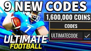 *NEW* WORKING ALL CODES FOR Ultimate Football IN 2024 OCTOBER! ROBLOX Ultimate Football CODES