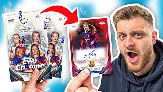 HUNTING for a BONMATI AUTOGRAPH from UWCL CHROME 2024! (2x Hobby Box Opening!)