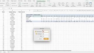 How to Construct a Cross Tabulation in Excel in under 5 minutes!