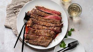 Seared Flat Iron Steak Recipe