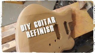 DIY Guitar Refinish Part 1 - What I've Been Doing