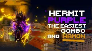 The EASIEST combo on HERMIT PURPLE + HAMON | YBA