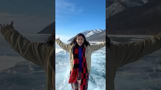Deepest Lake of World in RUSSIA  #russia #lakebaikal #siberia #trending #youtubeshorts
