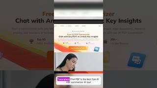Best Free AI PDF Summarizer Tools to Summarize PDF Files | Tenorshare ChatPDF #shorts