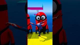 GTA 5 Epic Spiderman Ragdolls | Jumps / Fails ep.90 #shorts