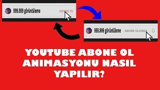 Youtube Abone Ol Butonu, ANİMASYONU(Green Screen)  Nasıl Yapılır?