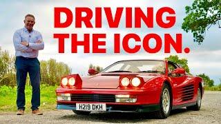 My CRAZY First drive in the Ferrari Testarossa!