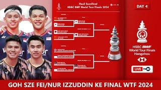 𝗚𝗢𝗛 𝗦𝗭𝗘 𝗙𝗘𝗜/𝗡𝗨𝗥 𝗜𝗭𝗭𝗨𝗗𝗗𝗜𝗡 𝗞𝗘 𝗙𝗜𝗡𝗔𝗟..!! HASIL SEMIFINAL & DRAW FINAL BWF WORLD TOUR FINALS 2024