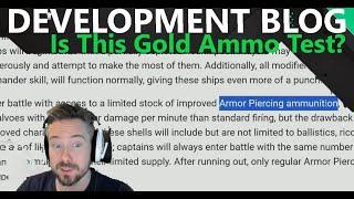 Development Blog - Is This Gold Ammo Testing?