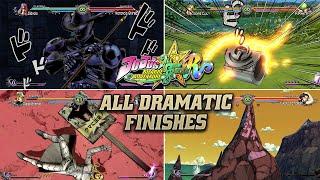 All Dramatic Finishes | JoJo's Bizarre Adventure: All-Star Battle R