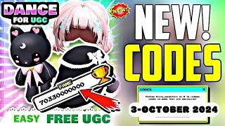 *NEW* ALL WORKING DANCE FOR UGC CODES TODAY | OCTOBER 2024 #spikegammer