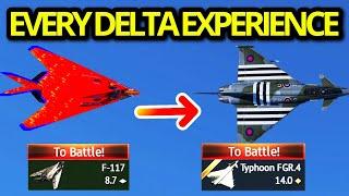 1 KILL IN EVERY DELTA WING PLANE EXPERIENCE (there is way more than you think)