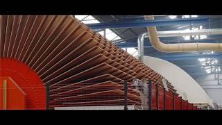 Chipboard production process - New plant "Helena"