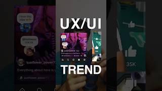 New UX/UI Trends on Instagram & YouTube #shorts #uxdesign #uidesign