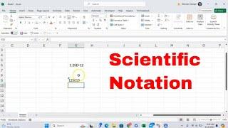 How to Enable or Disable Automatic Conversion of Scientific Notation in Microsoft Excel! #msexcel