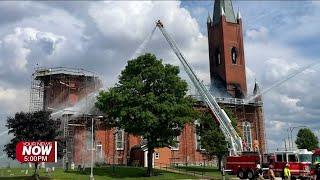 Fire destroys St. John the Baptist Catholic Church in Maria Stein