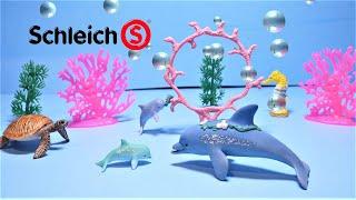 Schleich Bayala Dolphin Mum with Babies Figurine | Schleich 41463