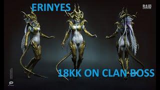 Erinyes - A greatest poison champion or not? - Testing on clan boss - Raid Shadow Legends