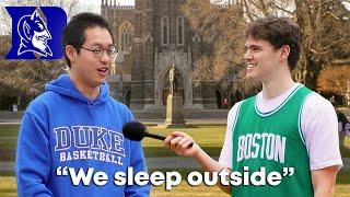 Asking Duke Students If They Ever Sleep