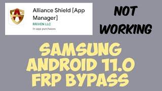 samsung android 11 frp bypass alliance shield not working how to install alliance shield x