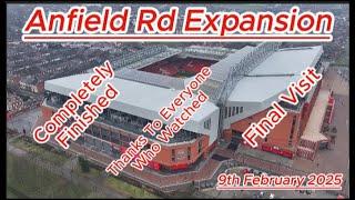 Anfield Rd Expansion - Liverpool FC - 9th February 2025 - Completely Finished - Final Visit.