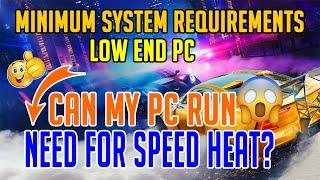 Need For Speed Heat ON Low End PC || Minimum System Requirements