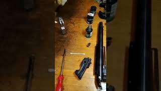 Новая муфта на Gamo hunter 440. Воронение. Часть 2