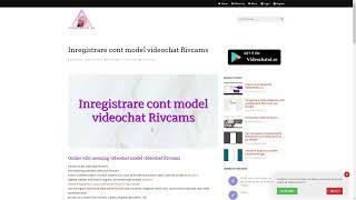 Accesare site cont model videochat Rivcams