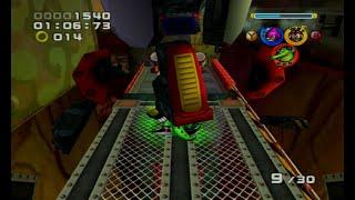 Sonic Heroes - Bullet Station | Team Chaotix (A-Rank)