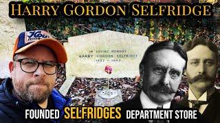 The Grave of Harry Gordon Selfridge - Founder of Selfridges Department Store. Highcliffe, Dorset.