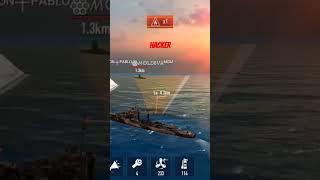 battle of warships HACKER!! #shorts #short #y