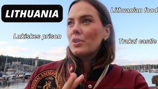 LITHUANIA VLOG: visiting Trakai castle, Lukiskes Prison and enjoying the food