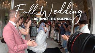 Un día completo de fotografía de bodas en modo POV: foto + video