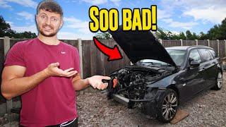 REBUILDING MY WRITE OFF CRASH DAMAGED BMW | PART 1