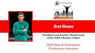 Brad Stevens, NBA's Boston Celtics President and Former Head Coach | Transformational Coaching